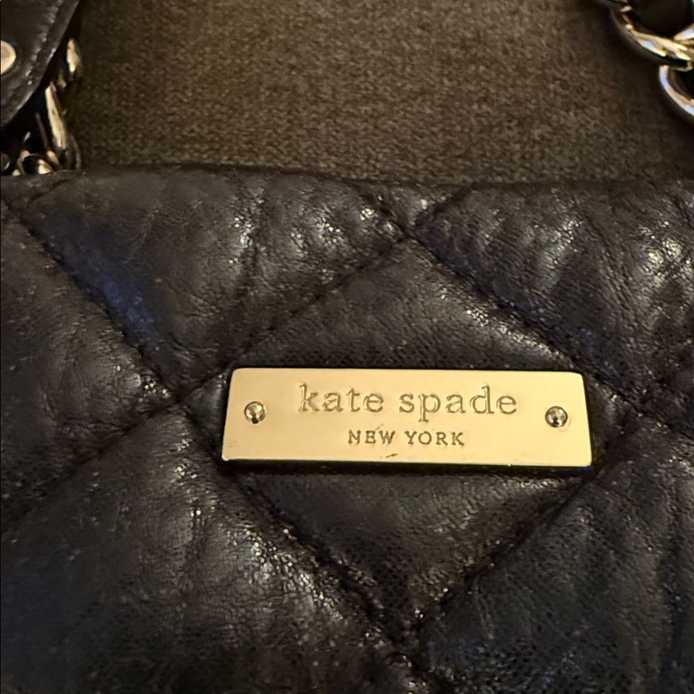 Kate Spade Black Quilted Shoulder Bag - Picture 5 of 7